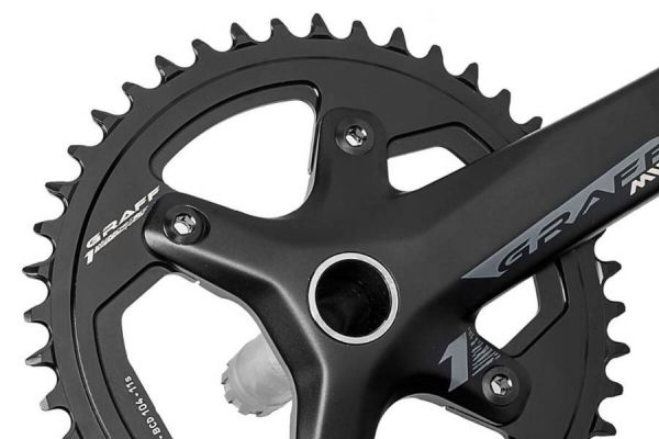 Miche Graff One 165mm Crankset - Black