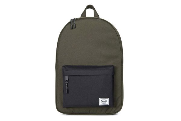 Herschel Supply Co. Classic mittelgroßer Rucksack - dunkelgrün/schwarz