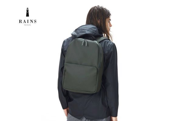 Feldgrüner Rucksack Rains