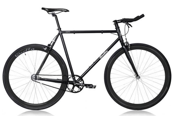 Quella Nero Glossy Black Fixed cykel