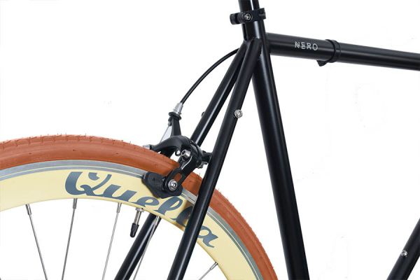 Quella Nero Cappuccino Fixie Fiets