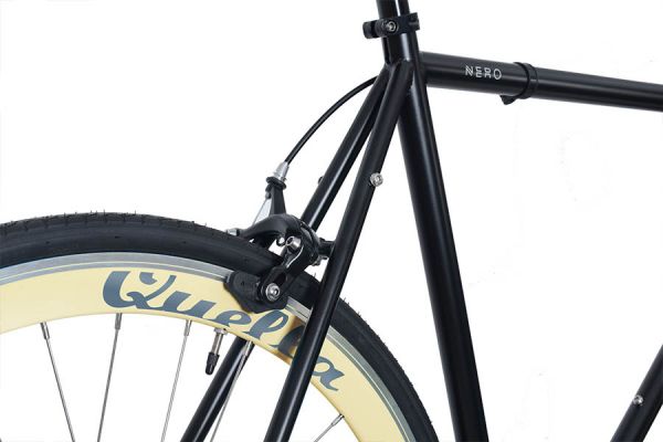 Bicicleta Fixie Quella Nero Crema