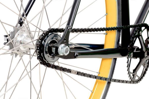 Vélo Fixie Quella Nero Jaune