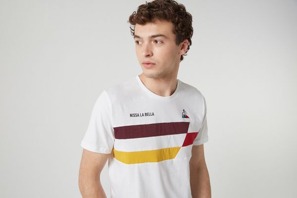 Le Coq Sportif TDF Nissa La Bella Wit T-shirt