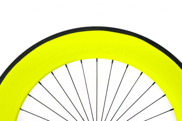 Roue Avant Carbone Notorious 90 Jaune