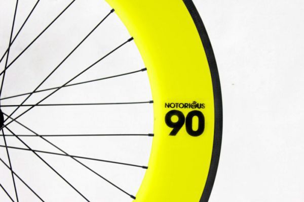 BLB Notorious 90 Rear Wheel - Yellow