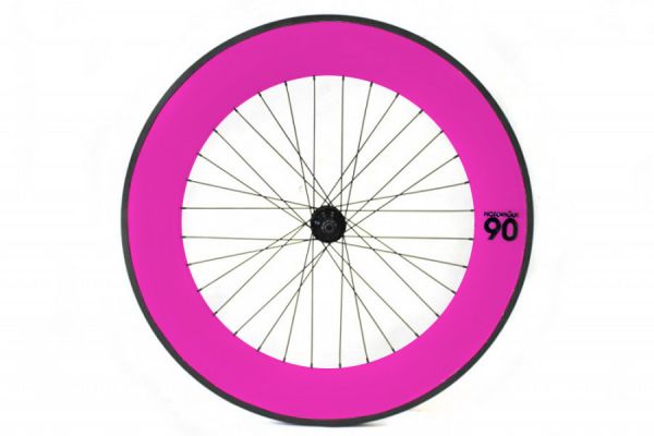 Ruota Scatto fisso Notorious 90 Posteriore Rosa