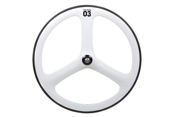 BLB Notorious 03 Full Carbon Front Wheel - White