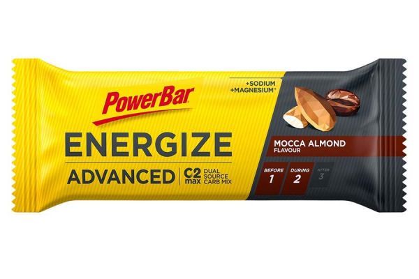 Barre énergétique PowerBar Energize Advanced Amande moka x25