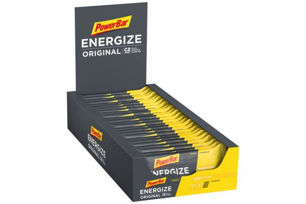 Barretta energetica PowerBar Energize Original Punch alla banana x25