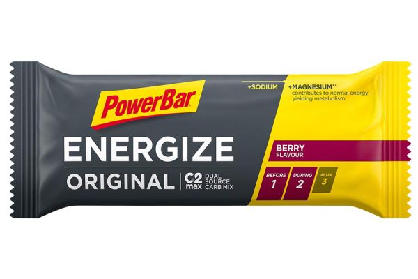 Barre énergétique PowerBar Energize Original Framboise x25