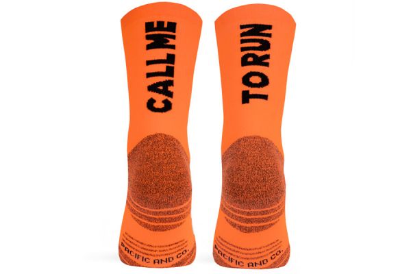 Pacific and Co Call Me Socks - Orange