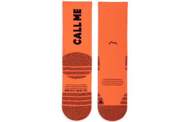 Pacific and Co Call Me Socks - Orange