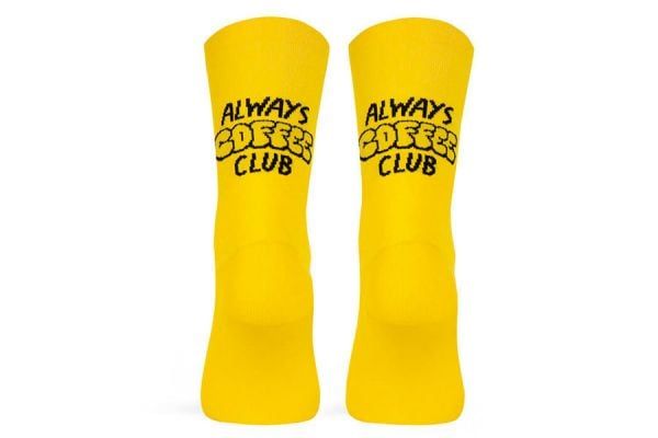 Chaussettes Pacific and Co Coffee Club Jaune