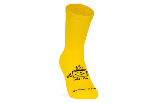 Chaussettes Pacific and Co Coffee Club Jaune