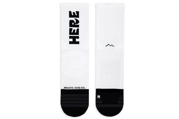 Pacific and Co Here Now Socks - White