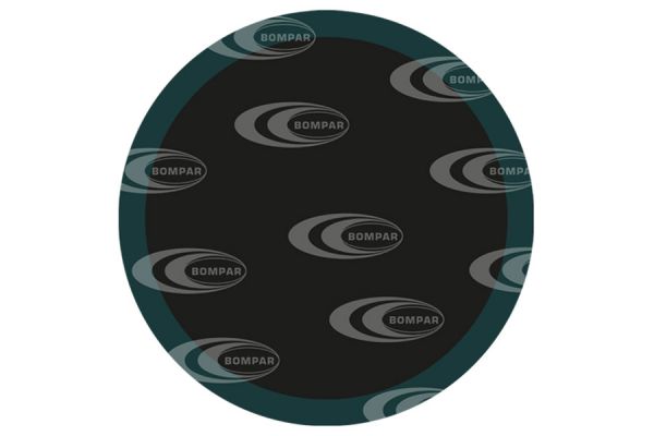 Bompar Patches 20mm 200 Einheiten - Schwarz