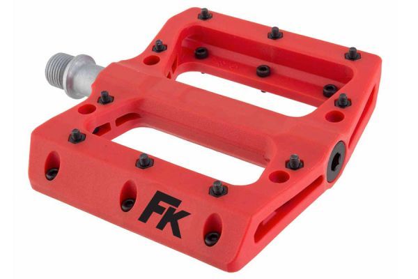 Pedales Plataforma FK Nylon Rojo