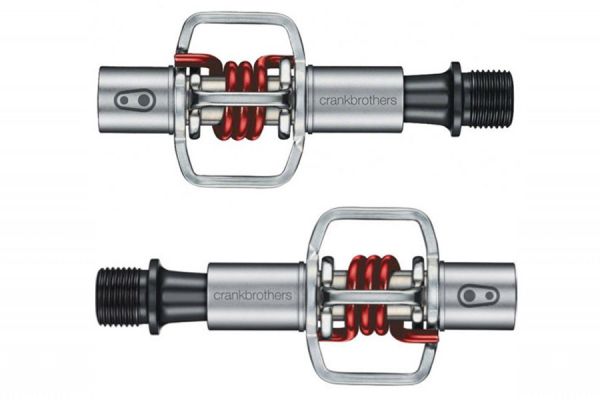 Pédales Crank Brothers Eggbeater 1 Rouge Argent