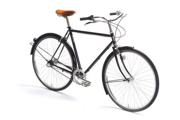 Pelago Bristol 3C Classic City Bicycle - Black