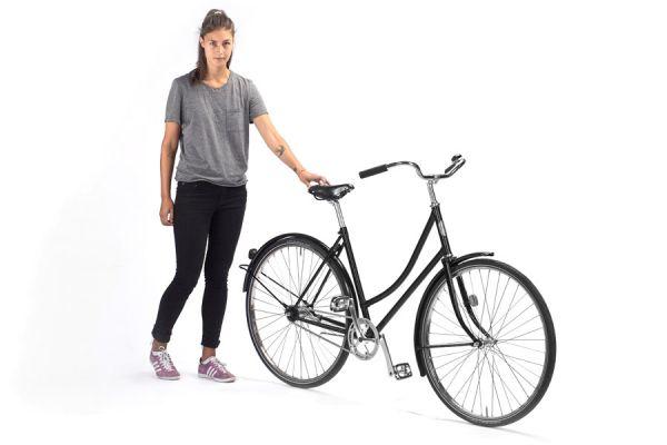 Bicicleta Paseo Clásica Mujer Pelago Brooklyn 3C Negra