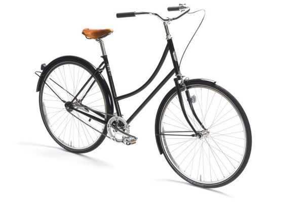 Vélo Urbain Classique Femme Pelago Brooklyn 3C Noir