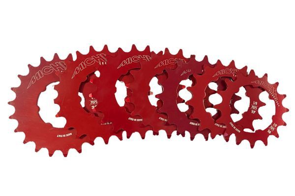 Miche Ergal Fixed Sprocket - Red