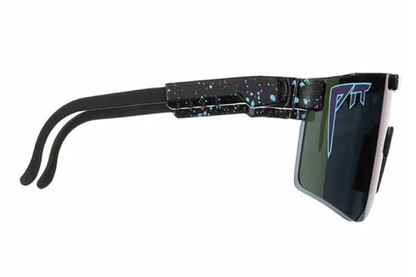 Pit Viper Night Fall Polarized Double Wide Bril - Purper