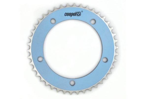 Csepel Teta Chainring 46t - Baby Blue