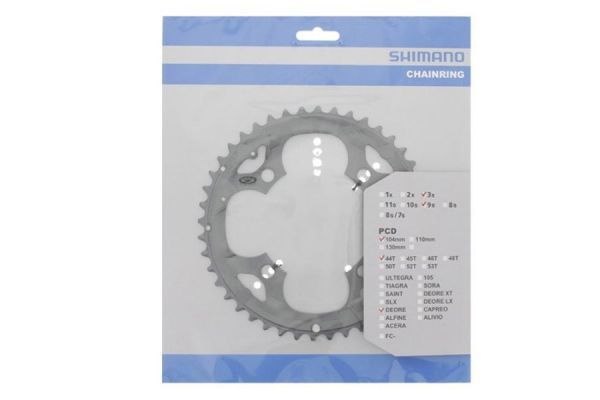 Shimano Deore FC-M530 Chainring 9-speed 44T - Silver