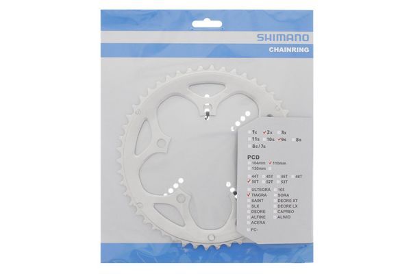 Plato Shimano Tiagra FC-4550 9V 50D Plata