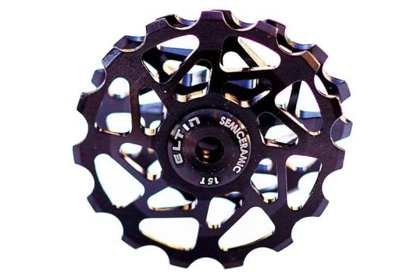 Eltin Derailleur Pulleys 15 teeth 2 units - Black