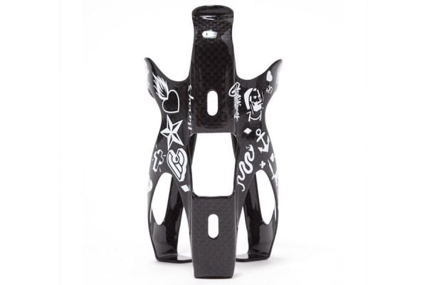 Cinelli Mike Giant Carbon Bottle Cage - Black/White