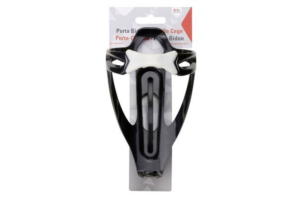 Eltin Pro Bottle Cage - Black/White 