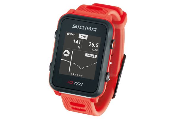 Sigma iD.TRI Sportuhr GPS - Rot