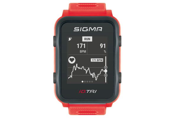 Sigma iD.TRI Set Smartwatch GPS - Rød