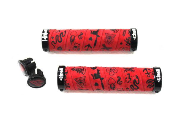 Cinelli Mike Giant Handlebar Grips - Red