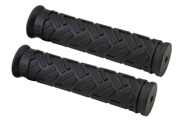 Eltin Rubber Handlebar Grips - Black