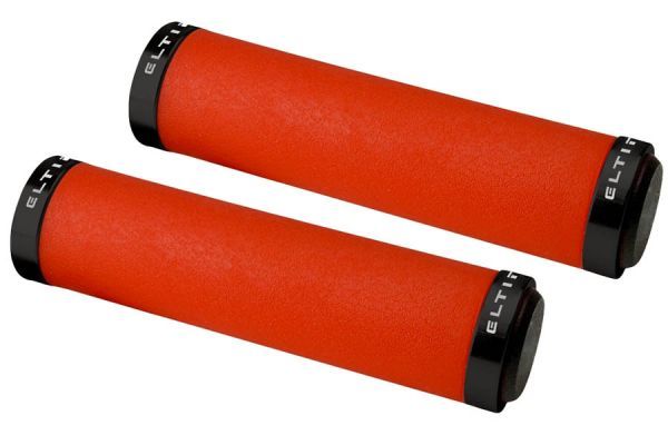 Eltin Silicon Touch Handlebar Grips - Red