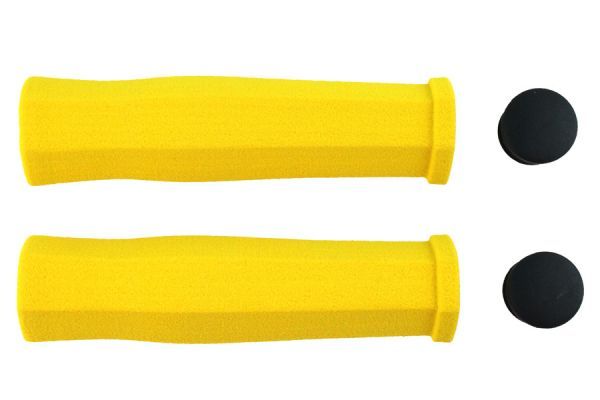 GES Foam Handlebar Grips - Yellow