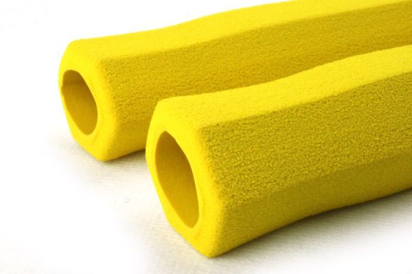 GES Foam Handlebar Grips - Yellow