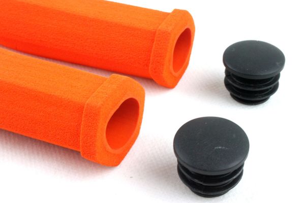 GES Foam Handlebar Grips - Orange