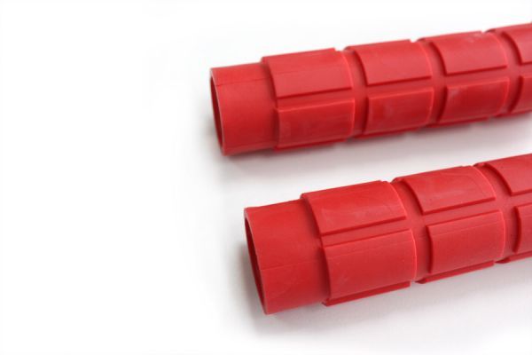 Ebon Handlebar Grips - Red