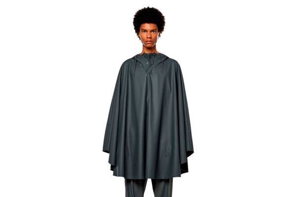 Rains Cape Poncho - Grijs