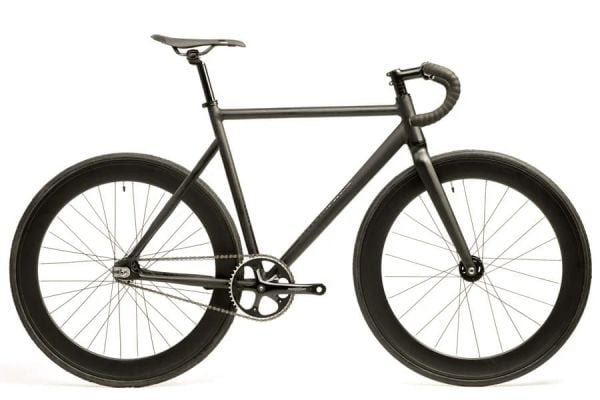 Vélo Fixie Santafixie Raval Matte Black 60 mm