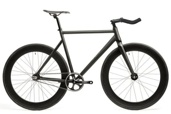 Vélo Fixie Santafixie Raval Matte Black 60 mm