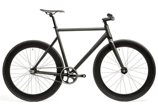 Vélo Fixie Santafixie Raval Matte Black 60 mm