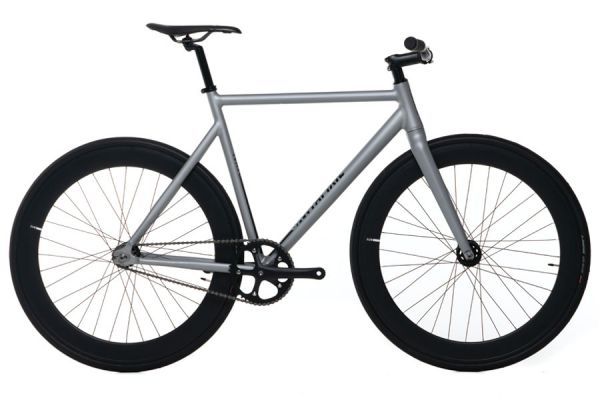 Bicicletta fixie Santafixie Raval Matte Grey 40mm 3 Velocità