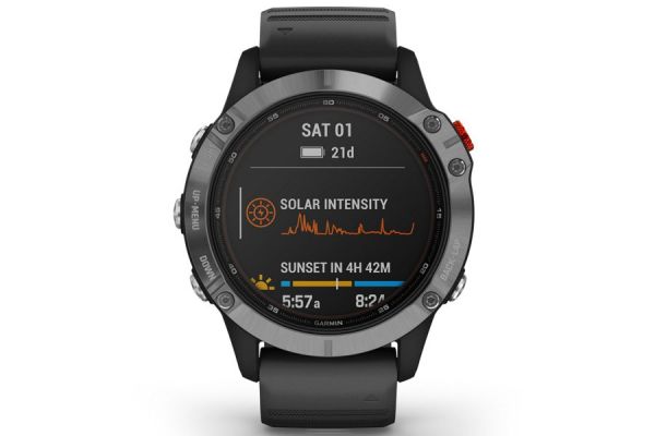 Garmin Fenix 6S Smartwatch GPS 47mm Solar - Black