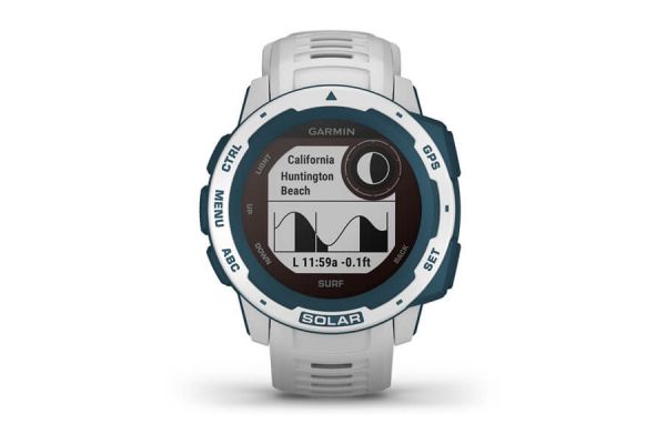 Garmin Instinct Solar GPS Sporthorloge Surfen - Wit